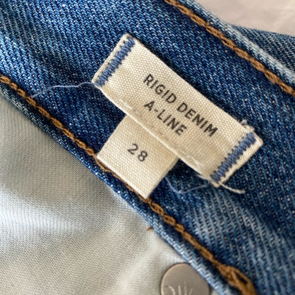 Madewell Rigid A-Line Mini Skirt - Picture 5 of 8